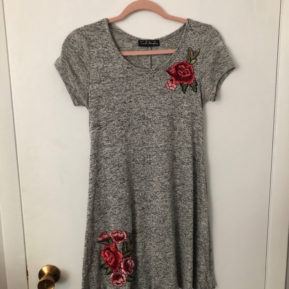 Gray sweater dress size M